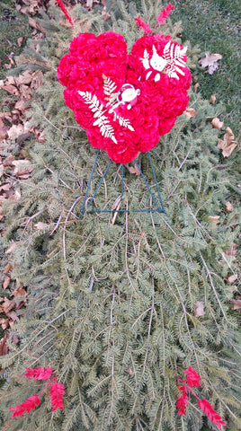 02 Blanket with Heart of Roses